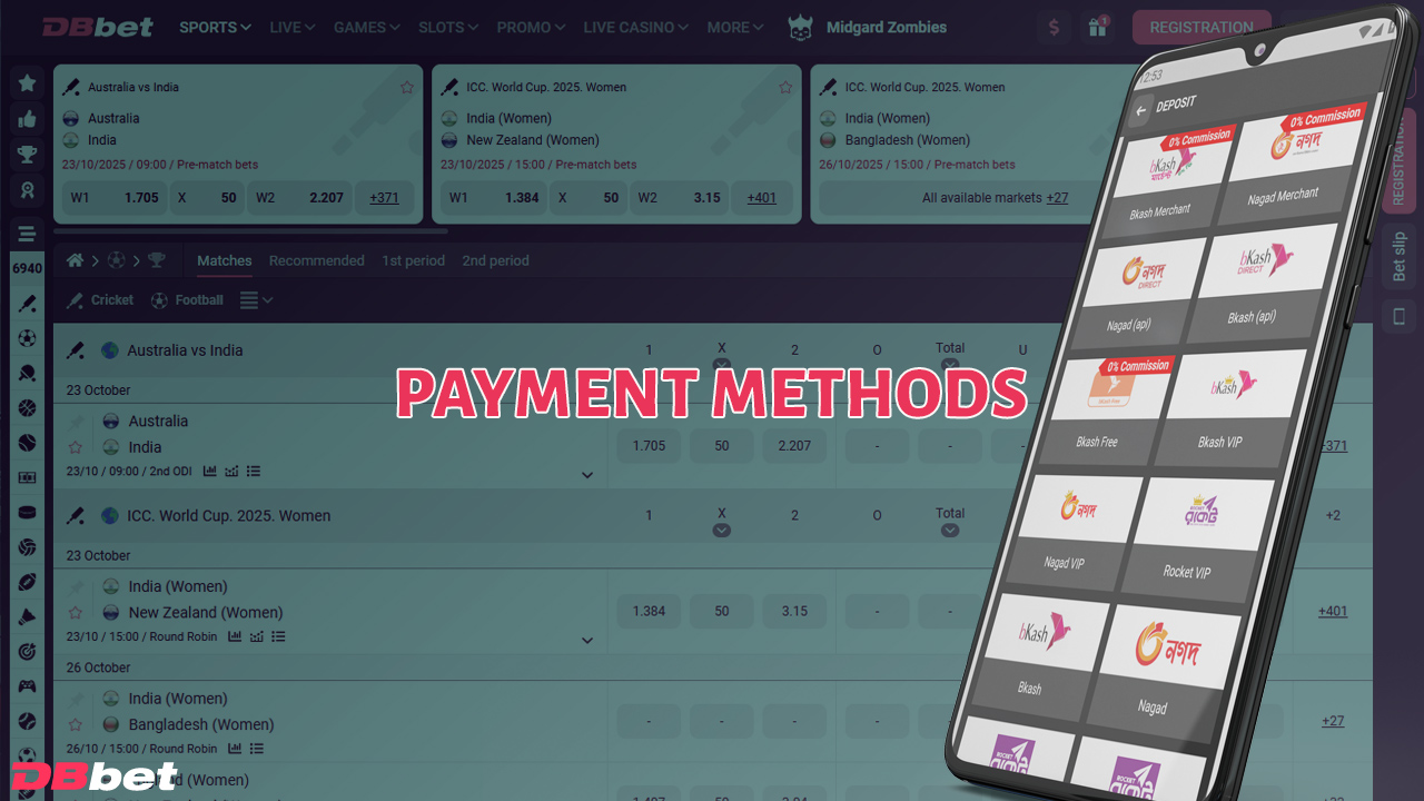 There are a variety of ways to make a deposit at DBbet Casino, including cryptocurrency.